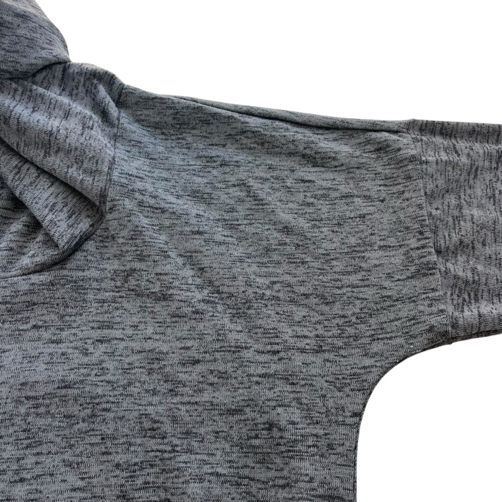 Athleta Womens S Charcoal Heather Batwing and Robin Cowl Neck Sweatshirt #918996 - Picture 6 of 14